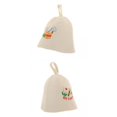 thumbnail image 1 of Sombrero Sunnimix Fieltro Lana Sauna 2 Piezas Blanco Unisex, 1 of 1