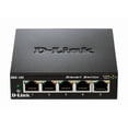 thumbnail image 1 of Refurbished D-Link DGS-105GL 5-Port Gigabit Unmanaged Ethernet Switch, Metal Housing, Fanless Design, Energy Efficient, 1 of 5