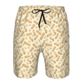 thumbnail image 3 of Balery Peanuts3 Traje de Baño Estilo Hawaiano para Hombre, Shorts de Secado Rápido con Bolsillos-Medium, 3 of 6