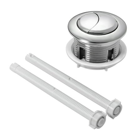

ROSENICE 114mm Silver Dual Flush Toilet Water Tank Push Buttons Rods