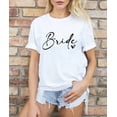 thumbnail image 6 of Bride T-Shirt Bride Team Shirt Bachelorette Party Shirt Bridal Party Tops Bridesmaid Proposal Tees,short sleeve tees for women,tshirts for women cotton,white t shirts women, 6 of 7
