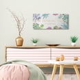 thumbnail image 2 of Stupell Industries Be Still Psalm 46:10 Blooming Succulent Plants Botanical & Floral Painting Gallery Wrapped Canvas Art Print Wall Art, 13 x 30, 2 of 6