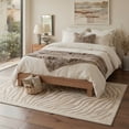 thumbnail image 4 of GENIMO 2'x3' Entryway Rug, Machine Washable Non Slip Low Pile Area Rug for Front Door Kitchen Bathroom, Neutral Animal Print, Warm Beige, 4 of 7