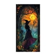 thumbnail image 2 of Cififendec Halloween Witch Printed Door Cover, 70.87" x 35.43", Spooky Fabric Door Banner for Party Front Entry, 2 of 6