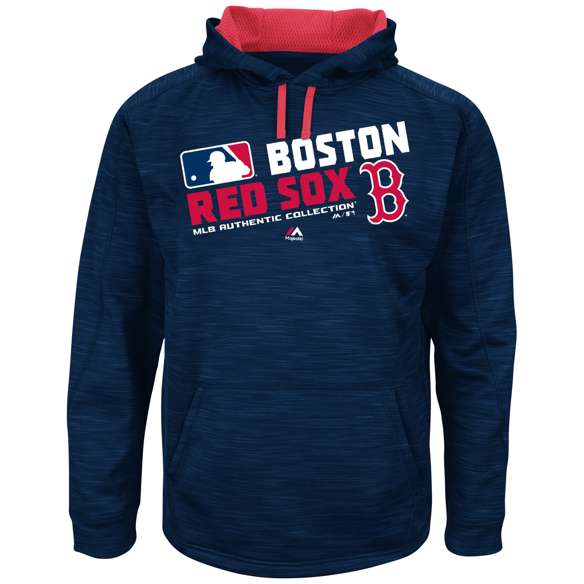MLB Men's Big and Tall On-Field Team Choice Streak Therma Base Fleece Hoodie (3XT, Boston Red Sox) by Profile