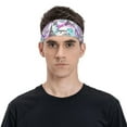 thumbnail image 2 of Naloa Eiffel Tower and Hearts Fashionable Sport Sweatband for Running, Yoga, Basketball - Head Circumference 19.6-22.4 inches, 2 of 9