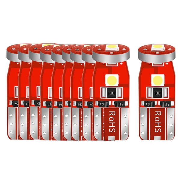 10 bombillas LED superbrillantes para caravana, remolque, 12 V, para marcha atrás de coche, luces LED de ancho luz blanca