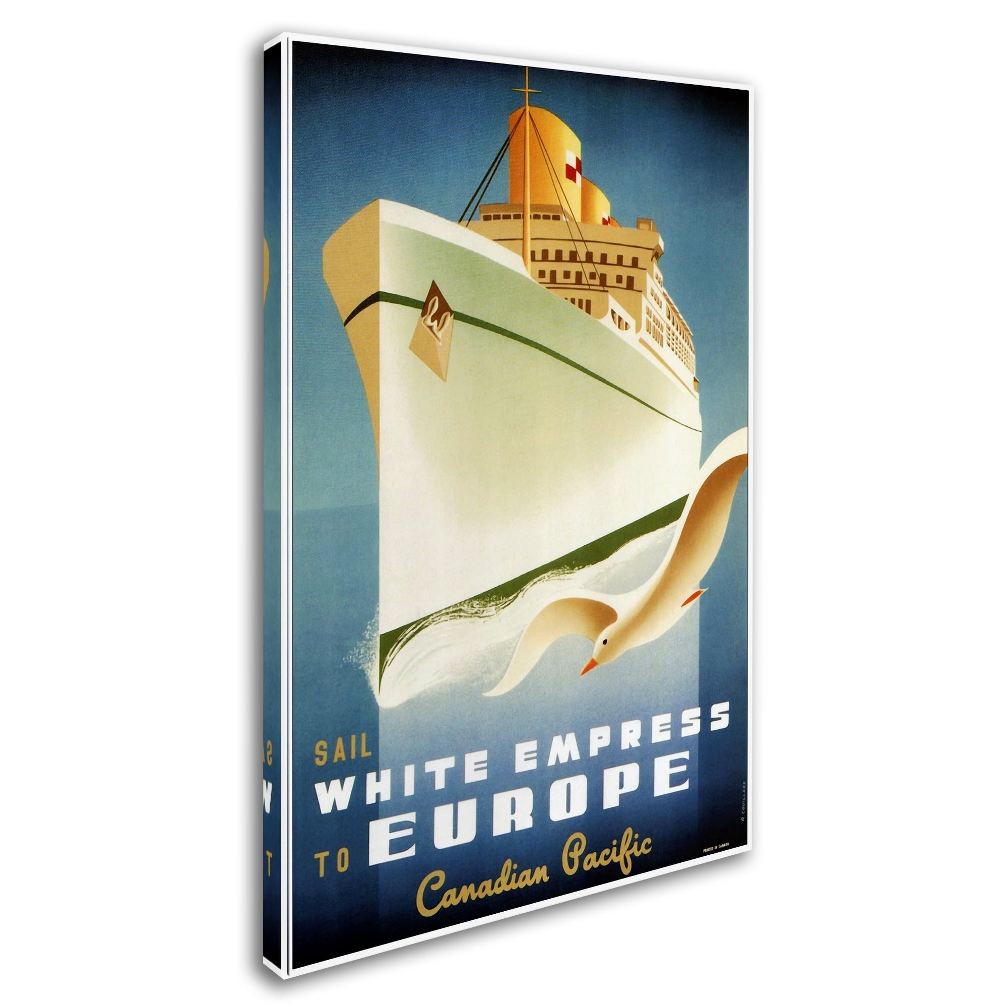 Trademark Fine Art 'Travel 287' Canvas Art by Vintage Lavoie