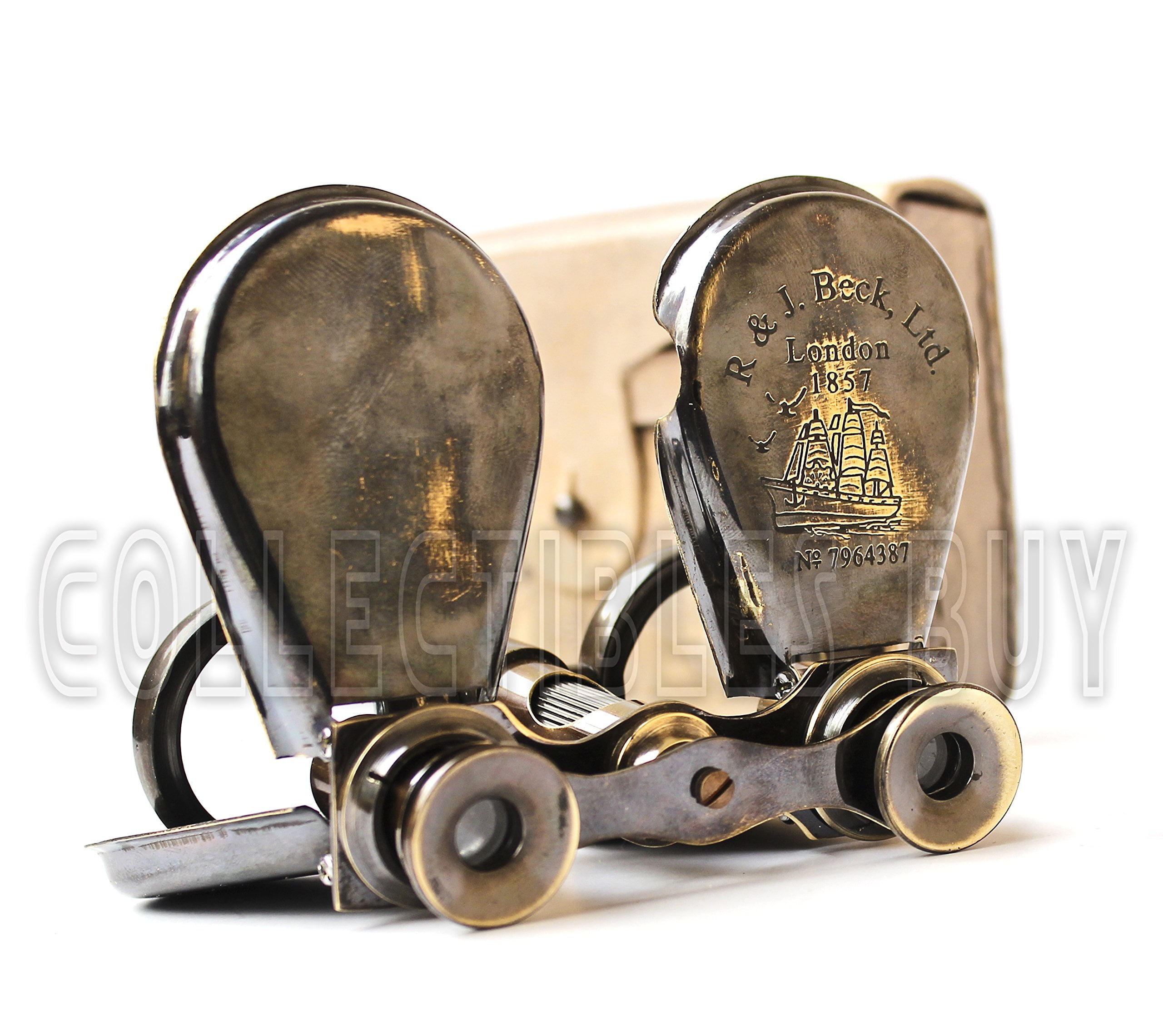 Collectibles Buy Classic Marine Spy Glass Antique London 1857 R & J Beck Brass Binocular Collectibles Gift
