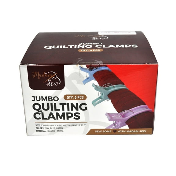 Madam Sew XL Jumbo Quilting Clamps 6pk