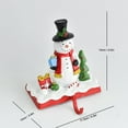 thumbnail image 5 of Christmas Stocking Holder under $5! CQCYD Santa Claus Stocking Hanger,Fireplace Mantel Decor,Christmas Snowman Hook Ornament,Living Room Holiday Decoration,Resin Material Gift,Festive Home Accent, 5 of 9