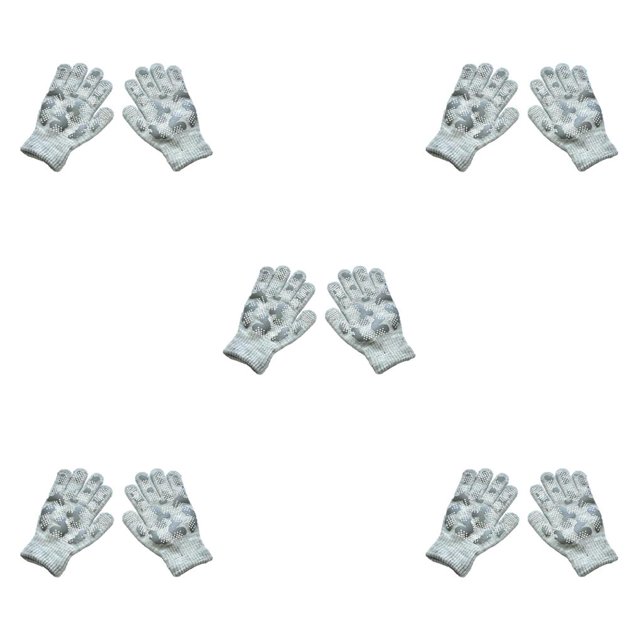 Guantes de invierno Qarigey 1 par para niños con patrón de camuflaje