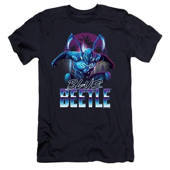 Blue Beetle (2023) City Protector Unisex Adult Canvas Brand T Shirt