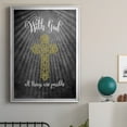thumbnail image 5 of With God Gold Premium Classic Framed Print - Ready to Hang, 5 of 9