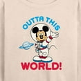 thumbnail image 3 of Mickey & Friends - Outta This World - Women's Lightweight French Terry Long Sleeve Shirt, 3 of 5