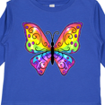 thumbnail image 4 of Inktastic Butterfly with Rainbow Wings Boys or Girls Long Sleeve Toddler T-Shirt, 4 of 5
