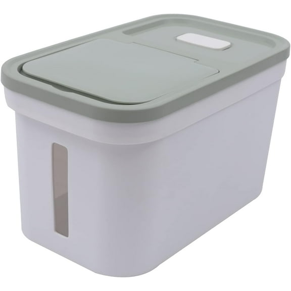 Miumaeov 10 kg Large Food Storage Container, Flour Rice Dispenser, Airtight Container for Food