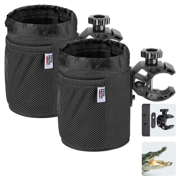 Portavasos para motocicleta KEMIMOTO de tela Oxford con abrazadera