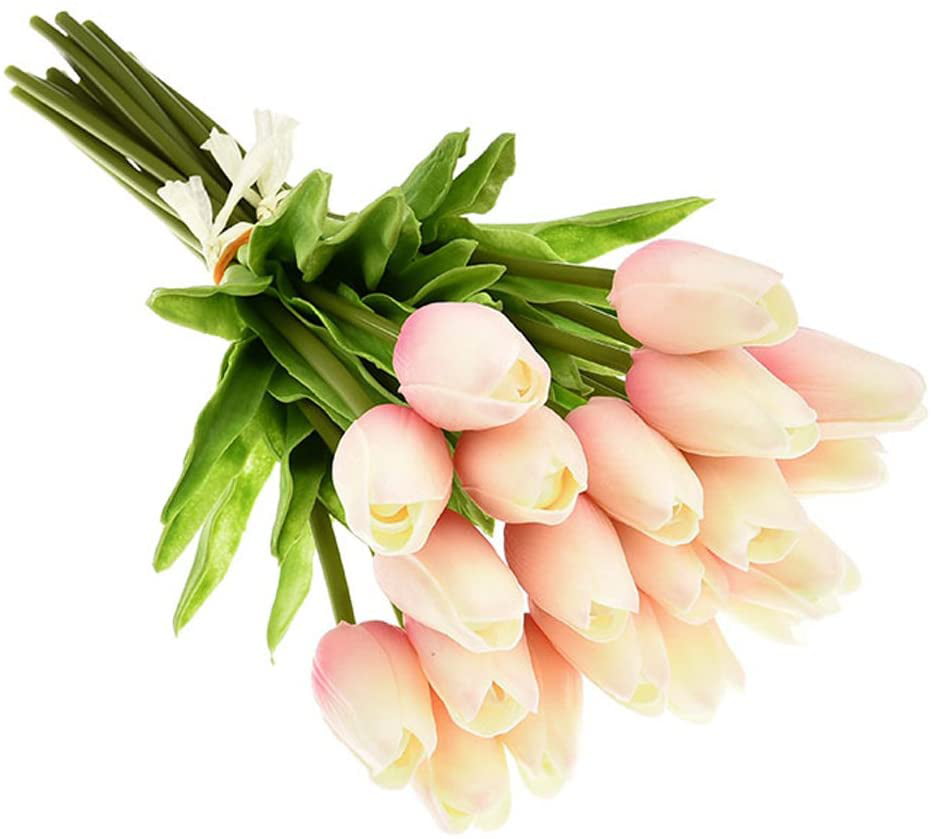 1 Bouquet 9 Heads Artificial Flower Tulip Floral Posy Home Garden Decor 