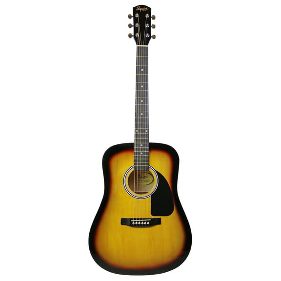 Fender Squier Dreadnought Acoustic Guitar, Sunburst