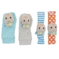 thumbnail image 2 of Infant Wrist Rattles Socks, 4pcs Octopus Shape Sensory Toy Baby Rattle Socks Soft Hook And  Developmental  For Babies, 2 of 8