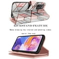 thumbnail image 4 of Case for Samsung Galaxy A15 A14 A03S A12 A13 A23 A53 A54 5G Wallet Case,Takfox [RFID Blocking] 9 Card Holder Stand [Shockproof TPU Interior Case] PU Leather Magnetic Protective Flip Cover[Marble], 4 of 8