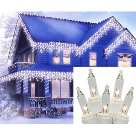 set of 100 clear mini twinkle icicle christmas lights set of 100 clear mini twinkle icicle christmas lights