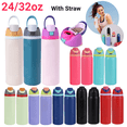thumbnail image 2 of BT Straw Insulated Tumbler 304 Stainless Steel Portable Vacuum Insulated Mug Sports Water Bottle for Outdoor Camping Sports,Olive Green 24OZ, 2 of 6