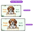 thumbnail image 5 of Beagle Mother Book Lover Living That Dog Mom Life Happy Mother's Day Desk Mat Full Keyboard Mouse Pad Beagles Dog Lover Gifts Idea Large Mousepad - 03004, 5 of 5