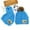 Sky Blue, variant on SuTry Kids 2 PC Hat Set Knitted Hat,Scarf Set Snowflake Woolen Soft Fashion Casual Winter Outdoor Set(Blue,3-16 Years)