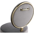 thumbnail image 5 of Meridian Furniture Brandy Grey Velvet Dining Chair, 5 of 6