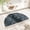 Half Round B, variant on Jinswick Half Circle Bathroom Rugs, Spring Floral Print Absorbent Microfiber Bath Rugs, Non Slip Quick Dry Bath Mats for Bathroom Floor, Tub and Shower, Home Decor Accessories(Half Round A,20"x32")