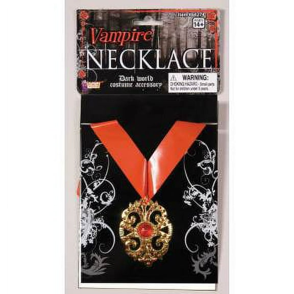 VAMPIRE MEDALLION NECKLACE