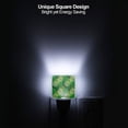 thumbnail image 5 of Bingfone Green Flower Print Night Lights Plug into Wall,Dusk to Dawn,Bright Nightlight Auto-On/Off, for Adults Kids Room Bedroom Bathroom Hallway Kitchen, 5 of 7