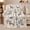 Dog Flower Pattern, variant on Classic Dalmatian Dog Toile Pattern, Cozy Pet Portrait Pattern, Warm Flannel Blanket for Living Room and Bedroom, Dog Lovers Just Because Gift, Pet Lover Home Decor