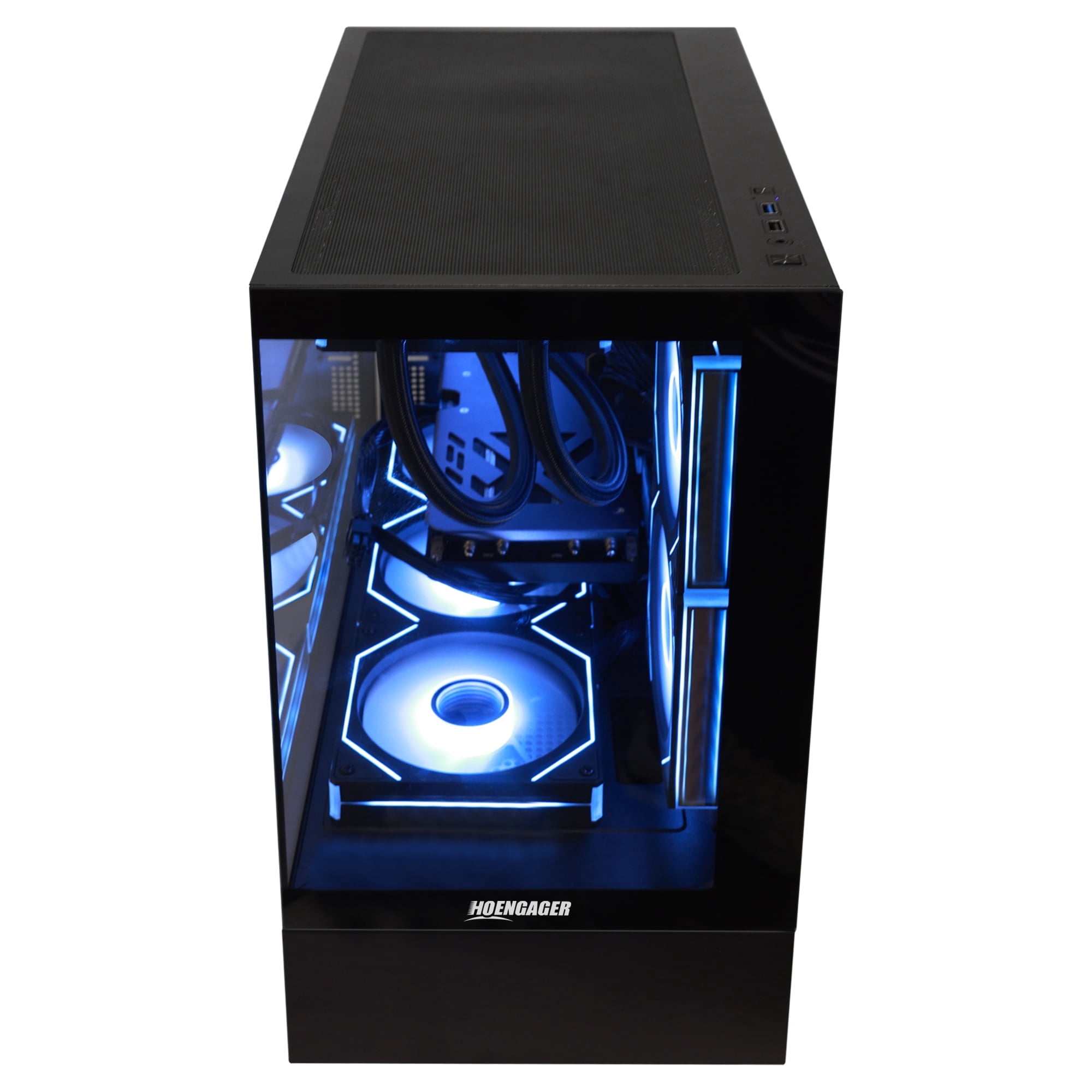 Hoengager Sunshine Gaming PC Intel Core i5-12600KF 10-Core 3.7 GHz, Radeon RX 9060 XT 16GB, 32GB DDR5 RAM,1TB PCIe SSD, WIFI with Bluetooth Windows 11