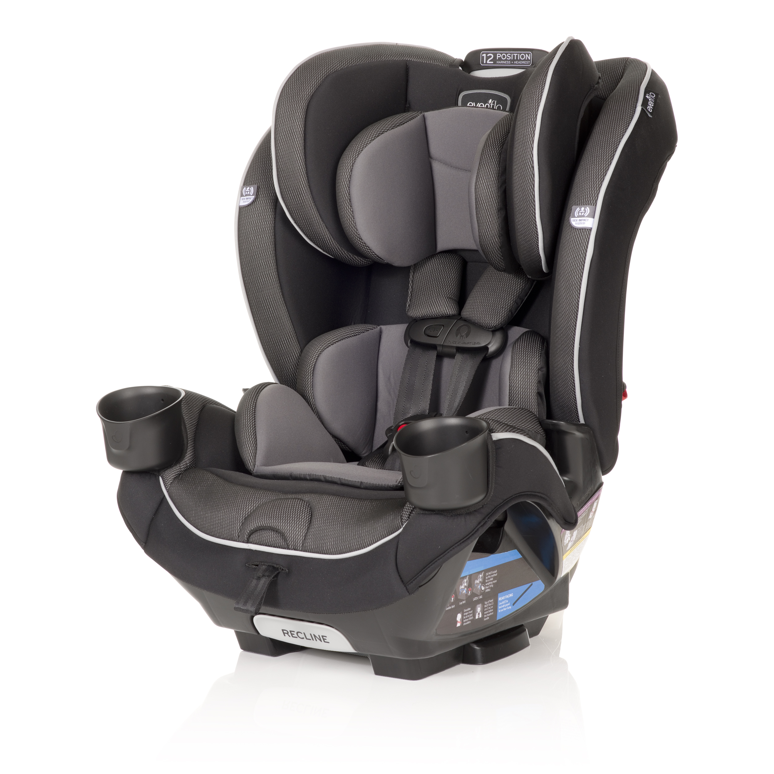 Evenflo EveryKid Convertible Car Seat, Livingston, Infant - 12 years - image 4 of 15