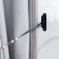 thumbnail image 4 of KALLORY Home Curtain Hooks Black Metal 2Pcs 3.7X1.4X1.2In, 4 of 8