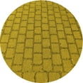 thumbnail image 1 of Ahgly Company Machine Washable Indoor Square Transitional Dark Bisque Brown Area Rugs, 3' Square, 1 of 7