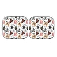 thumbnail image 7 of Fotbe Hip Hop Dog 2-Piece Car Windshield Sun Shade | Sun Blocker for Car Windshield | Foldable Automotive Interior Accessories for Sun Protection-Medium, 7 of 7