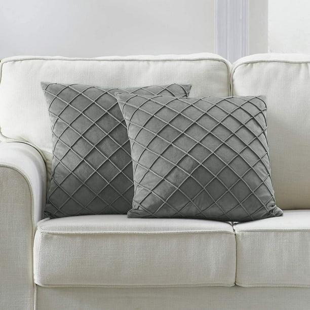 Sofa pillows grey sale