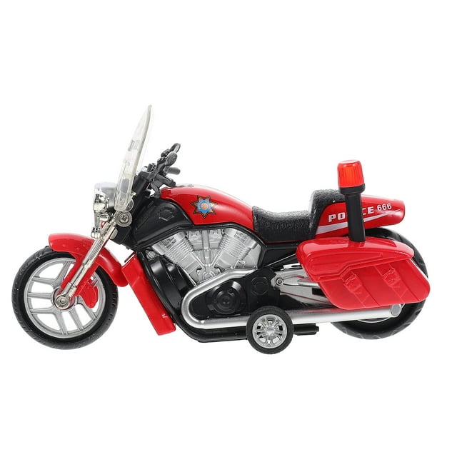 Police Motorcycle Toy Kids Car Model Children Pull Back Motorbike Toy Model