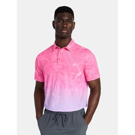 Birdie Bound Men's and Men's Big & Tall Novelty Golf Polos, Sizes XS-4XLT