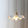 thumbnail image 2 of Kiven Plug in Pendant Light, Vintage Hanging Light with Remote Control and Ceramic Lampshade, Dimmable Ceiling Pendant LightE26 Base, 2 of 7