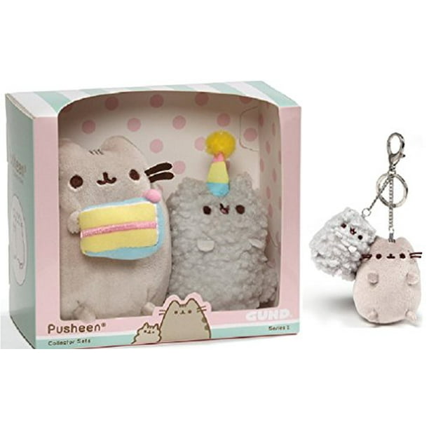 pusheen and stormy keychain