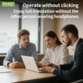 thumbnail image 3 of HTC NE38 Bluetooth 6.0 Open-Ear Earbuds, AI Translator, Noise-Cancelling, 130+ Languages, 40H Playtime, IPX5 Waterproof, Orange+Earbud Case, 3 of 11