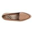 thumbnail image 3 of Ros Hommerson Honey Women's Slip-on Shoes in Nude Suede/Black Patent, 3 of 6