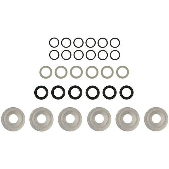 Upper and Lower Fuel Injector O-Ring - Compatible with 2013 - 2018 Hyundai Santa Fe 3.3L V6 2014 2015 2016 2017