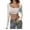 White, variant on Long Sleeve Shirts for Women Leisure Sexy Slim Fit Crop Top Large Neckline Square Neck Solid Color Tight Short T Shirt Top Brown