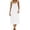 White, variant on Women's Lightweight Summer Sleeveless Backless Casual Dress Relaxed Fit Flowy Maxi,Beige,XXL